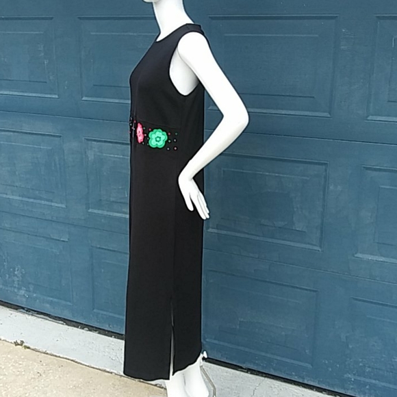 BECHAMEL  Ladies Embroidered💐 2PC Maxi Dress - Picture 5 of 15